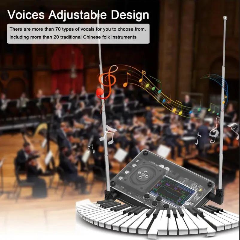 Retro Mini Theremin: OLED Multi-Sound Creative Music Toy