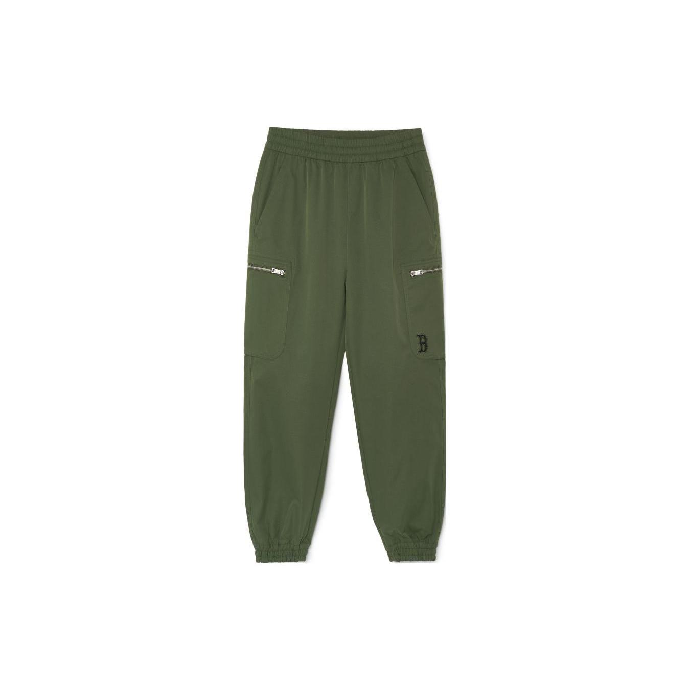 MLB Boston Red Sox Casual Pants Men s Olive Green 3LWPB0231-43KAS L
