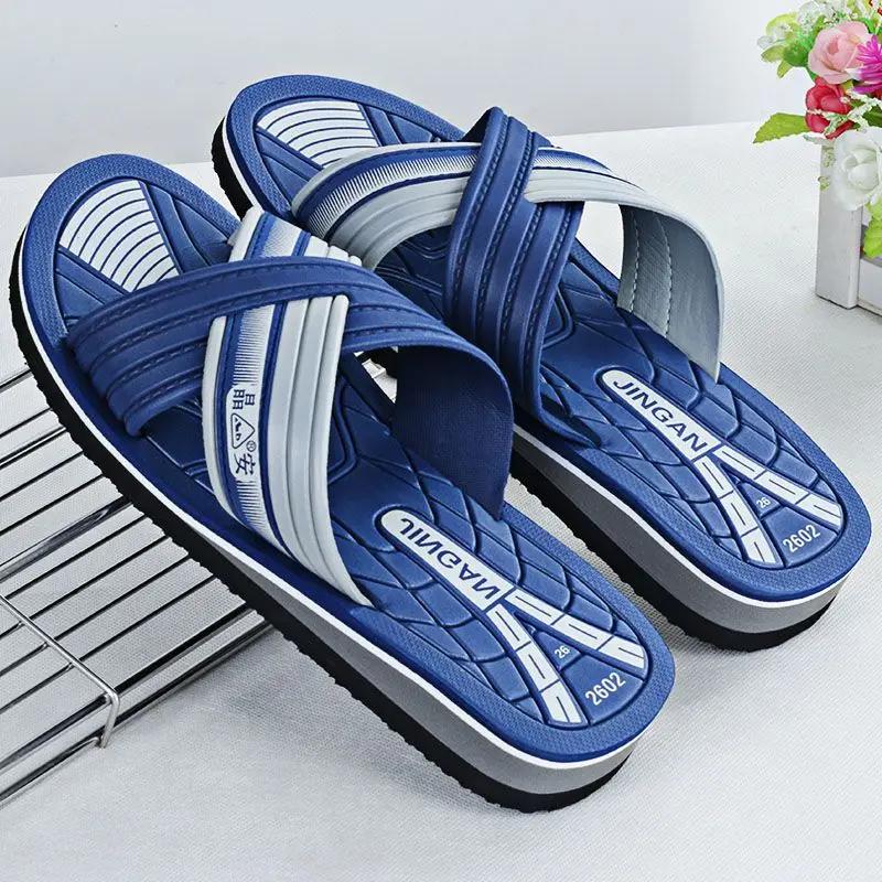 Fashion Eva Slides Beach House Indoor Male Slipper Walk Around Home Cheap Shoes 2025 New In Mascullino Comfortable Men's Shoe Original