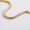 Kalen 3mm Snake Chain Bracelets Men's Women's Rock Cool Boys Girls Round Link Jewelry Fashion Trend Gold Color Accessories Gift