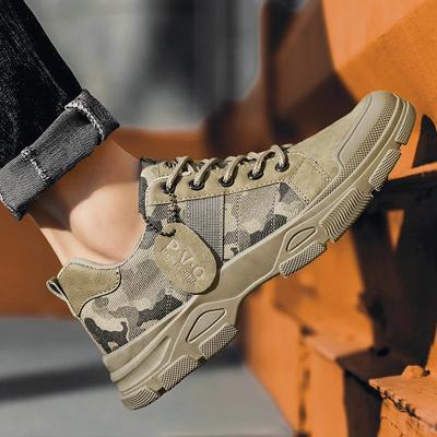 Fashion Camouflage Sports Shoes Men Shoes Canvas Casual Denim Shoes High-quality Men Outdoor Platform Desert Ankle Bota Masculina