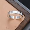 Ventfille Copper Texture Ring For Women Minimalist Smooth Austere Aesthetic Trend Versatile Jewelry Gift Dropship