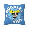 Custom Fashion The P-PowerPuffs Girls Cushion Covers 40x40cm Soft Cartoons Pillow Case for Car Square Pillowcase