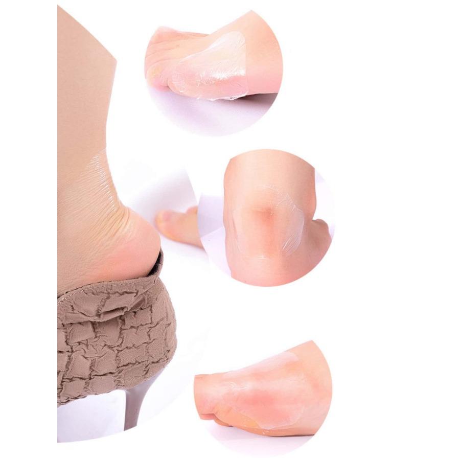 Gel Heel Protectors: Adhesive Blister Pads For Heel Liners, Shoes Stickers, Pain Relief & Foot Care Cushion GripFor Outdoor, Sport