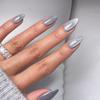 Medium Almond Cat Eye Press-On Nails - Wearable Nail Art Tips