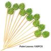 12cm 100pcs Bamboo Cocktail Sticks Pick Martini Drink Stick Picks Levo Bar Tool