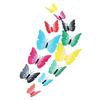 12pcs PVC 3D Butterfly Wall Decor Cute Butterflies Wall Stickers Art Decals Home Decoration Room Wall Art