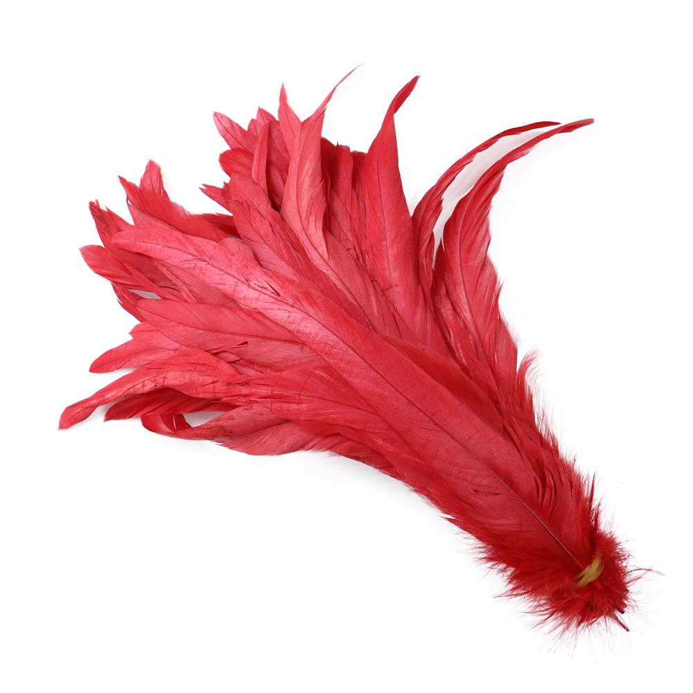 100Pcs 25-40Cm /10-16Inch Rooster Tail Feathers Bulk Natural Plumes Large Pheasant Cock Clothing Jewelry Accessories Party Decor