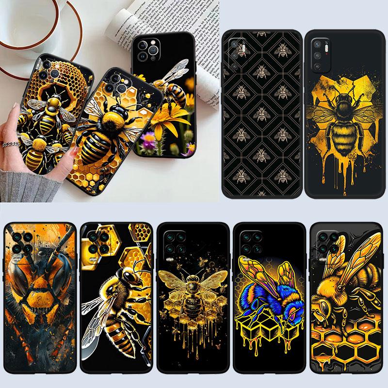 IK7 Art Bees Cartoon New High-End Shell Phone Case for OPPO A3 Pro A72 A74 A76 A77 A77S A78 A79 A94 A95 A18 A40M A58