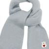 GRAVER [BAG&ACC] Polar Bear Embroidered Bold Muffler_Gray
