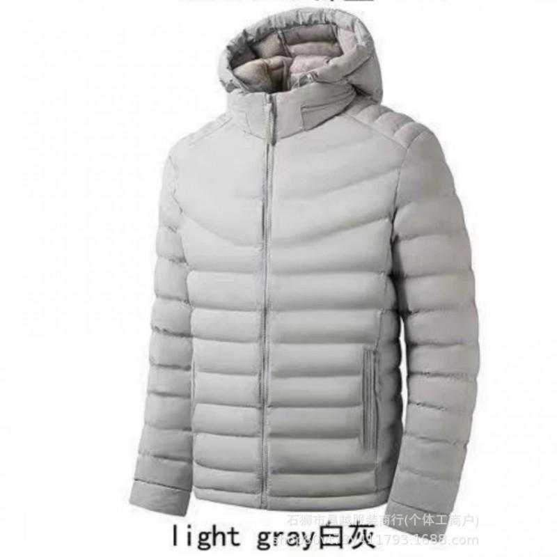 Mens Winter Hooded Puffer Jacket Slim Fit Casual Warm Coat Young Adults