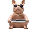 Dog Sculpture Toilet Paper Holder Resin Decoration Desktop Ornament Tissue Roll Dispenser for