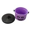 Halloween Trick or Treat Buckets with Handle Portable Plastic Candy Holder Small Pumpkin Pail for Children Halloween Party Supplies
