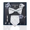 High-End Wedding Groom Tie Pocket Towel Corsage Gift Box Set Men'S Tie