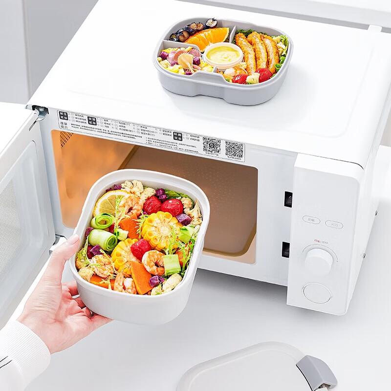 CAMUZ Double-Layer Salad Lunch Box
