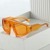 New European and American men's large-frame sports cycling glasses personalized driving sunglasses