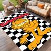 Garfield Print Rug, Washable Floor Carpet, For Entryway Dorm Laundry Room Office Study, Home Decor Birthday Christmas Gift