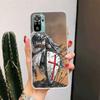 Knights Templar Crusades For Xiaomi Poco X7 X6 X5 X4 Nfc F6 F5 Pro Phone Case F4 Gt F3 M5S M5 M4 M3 X7Pro Fundas Cover Coque X6
