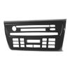 Auto CD Panel Abdeckung Kohlefaser Stil Mittelkonsole Rahmen Aufkleber Ersatz für X3 E83 2006‑2010
