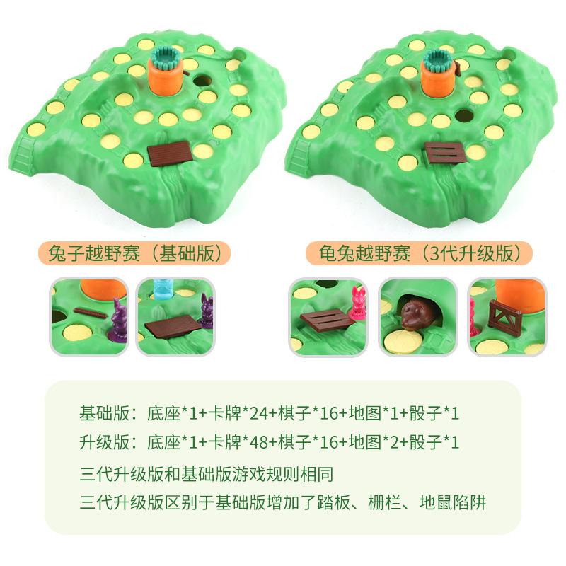 Upgraded Version Of The Third Generation Of Rabbit Trap Cross-country Turtle Rabbit Competition Desktop Parent-child Interactive Game Toy