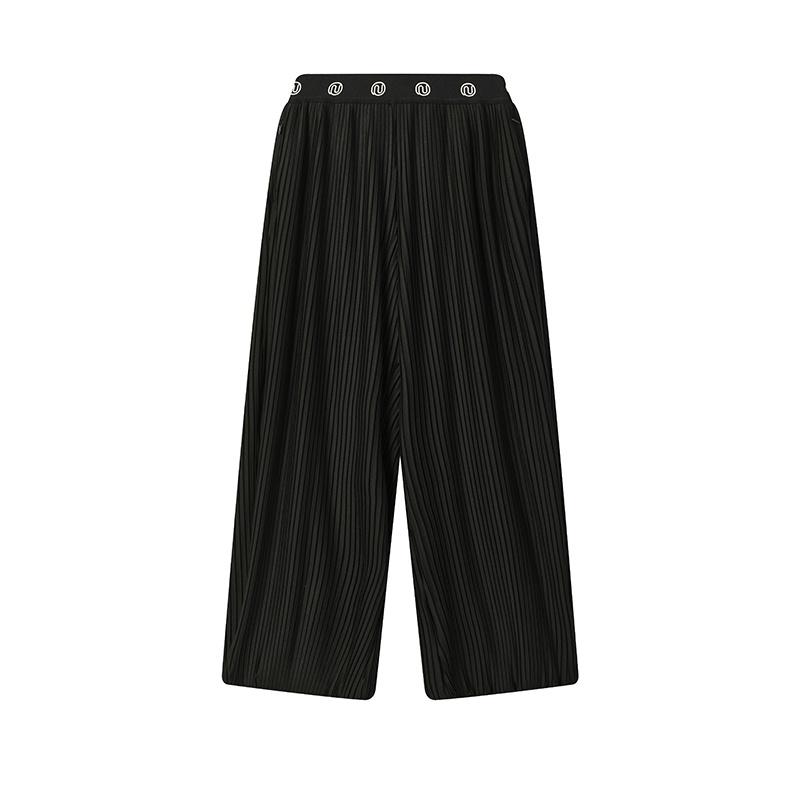 

Fila От Наоки Такизава Мода Минималистичный Элегантный Струящийся Универсальный Свободный Удобный Повседневные брюки Женские брюки Черные F11W542603FBK S