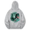 Khg0039 Flamingo Fleece Hoodie - Gray
