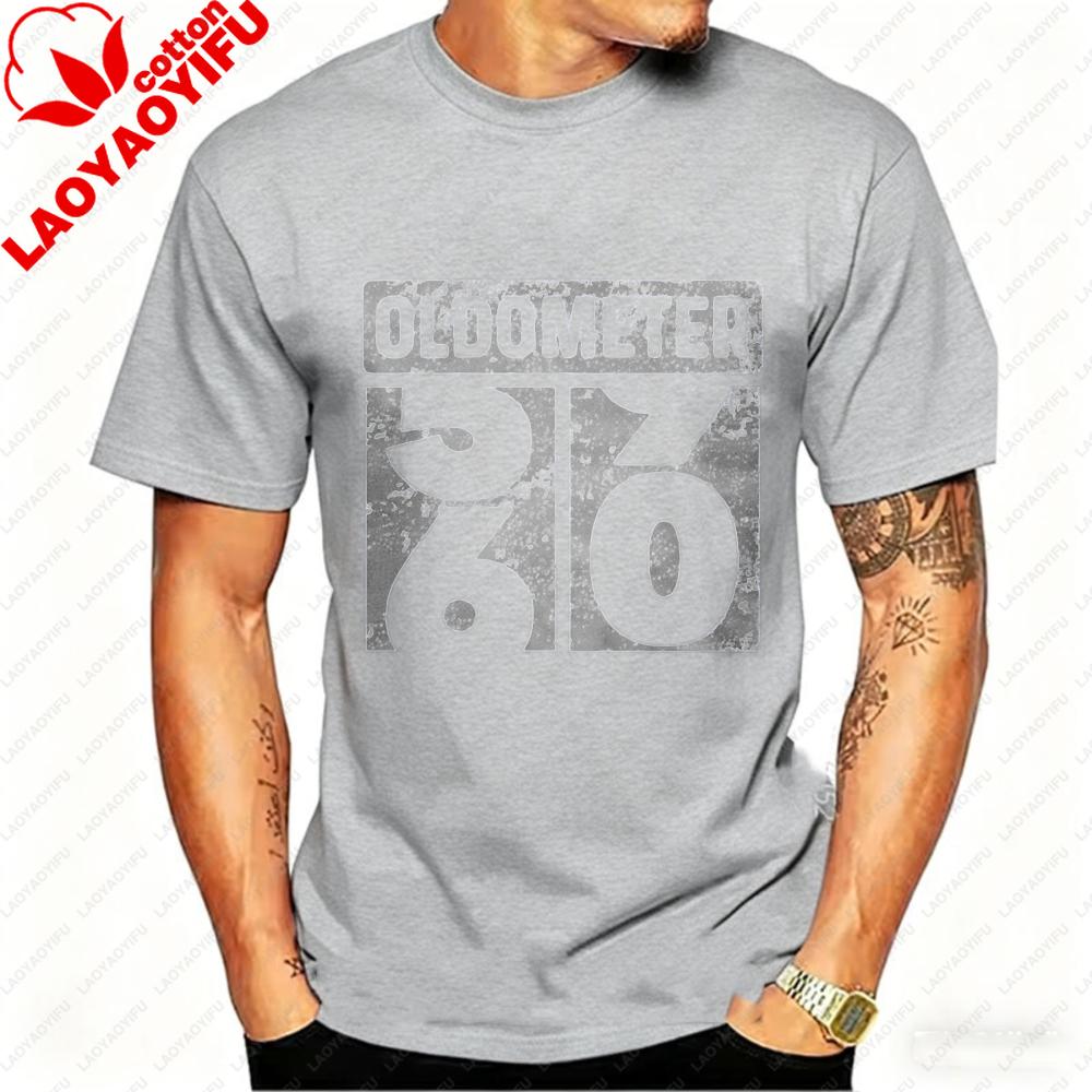 Oldometer Odometer Funny Th Turning Birthday Party Gift TShirt Graphic T Shirts Oversized T Shirt Harajuku Unisex Clothing