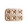 ZISIZ Antihaft-6-Mulden-Donut-Form-Set