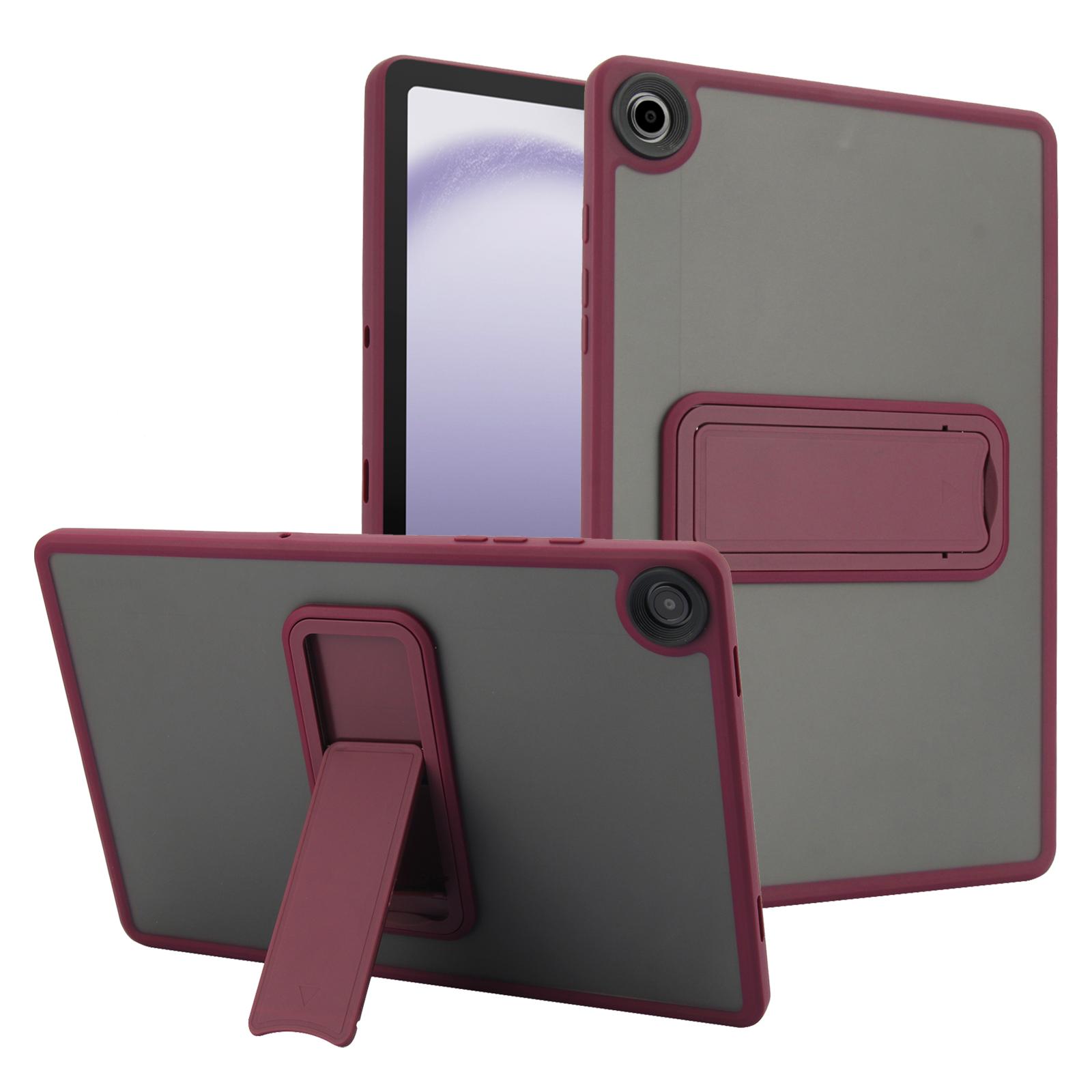 

For Samsung Galaxy Tab A9+ Case with Kickstand TPU + PC Skin-Touch Tablet Cover G