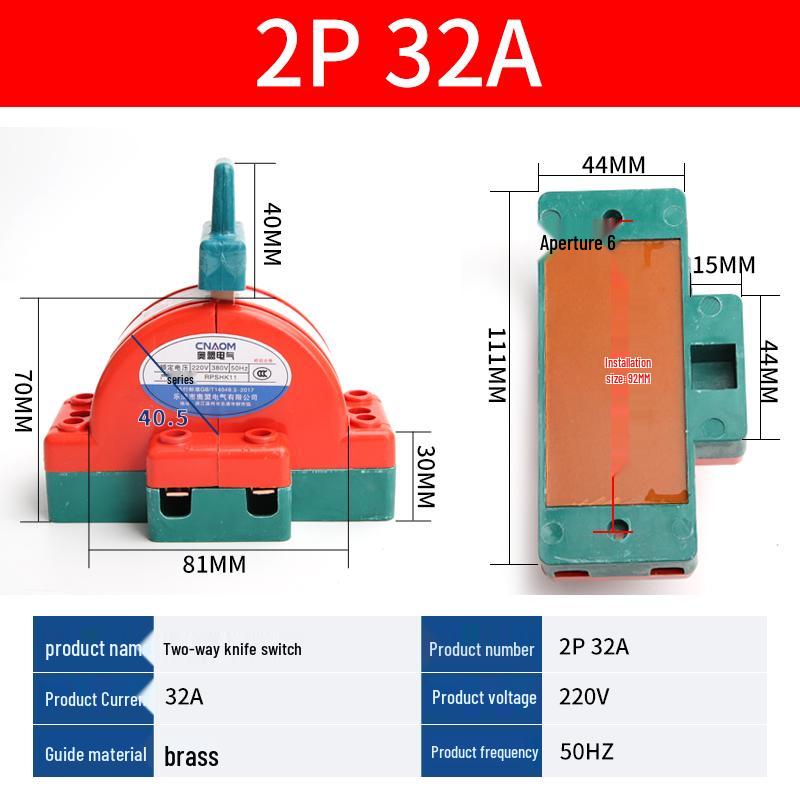 

220V Single-Phase Dual Power Transfer Switch: Two-Way Double-Throw, Forward/Reverse, with 2P/3P/4P Display.