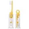 Skater Standing Jointed Toothbrush with Dental Case, Medium Bristles, 14.5cm, Winnie the Pooh, Disney Design, TRKS1-A
