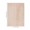 16x12 Zoll 0,5 Zoll Dicke Unfertige Holzbretter Massives Rechteck Holzplanken für DIY-Regale Möbelteiler Bastelmalerei