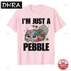 Im Just Pebble Funny Cute Dandy Pebble Tshirt For Unisex 100 Cotton Loose Soft 2026 Summer Crewneck Tshirts Short Sleeve Tops