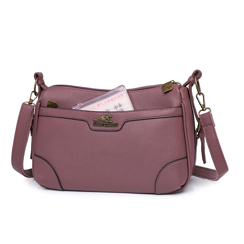 Jednobarevná taška přes rameno Dámská crossbody taška Taška pro středněvěkou matku