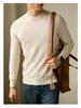 Men's Round Neck Knit Sweater: High-End Autumn Winter Style