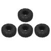 4PCS 1.0 RC Rubber Tires Set 60 X 22mm Enhanced Grip Wheel Tyre for AXIAL SCX24 1/24 RC Crawler