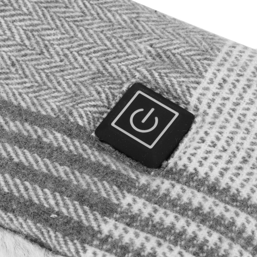 Electric Hted Scarf USB Smart Neckerchief Washable Warm Neck Gaiter for Men Women