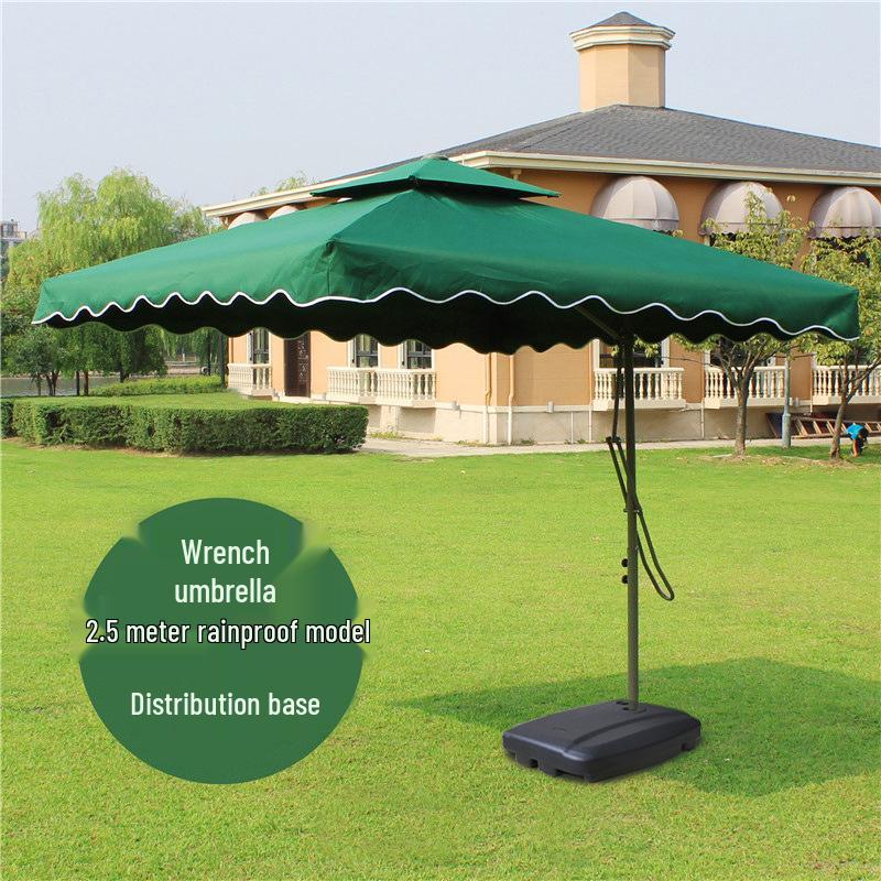 Waterproof Sunshade Umbrella for Balcony, Advertising, Roman Style, Security Booth, Stall, and Courtyard