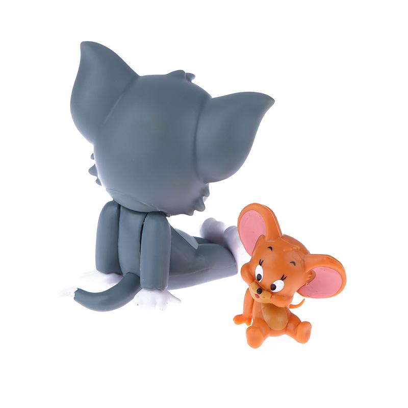 Anime Tom And Jerry Kawaii Blind Box Action Figure Cheese Style Model Kids Toy Christmas Gifts Tabletop Automotive Ornaments
