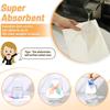 6PCS Cleaning Dishcloths Reusable Kitchen Dish Towels Watercolor Butterfly Pattern Dishcloth Absorbent Lint Free Cloth Washable Duster Rags Tea Towels