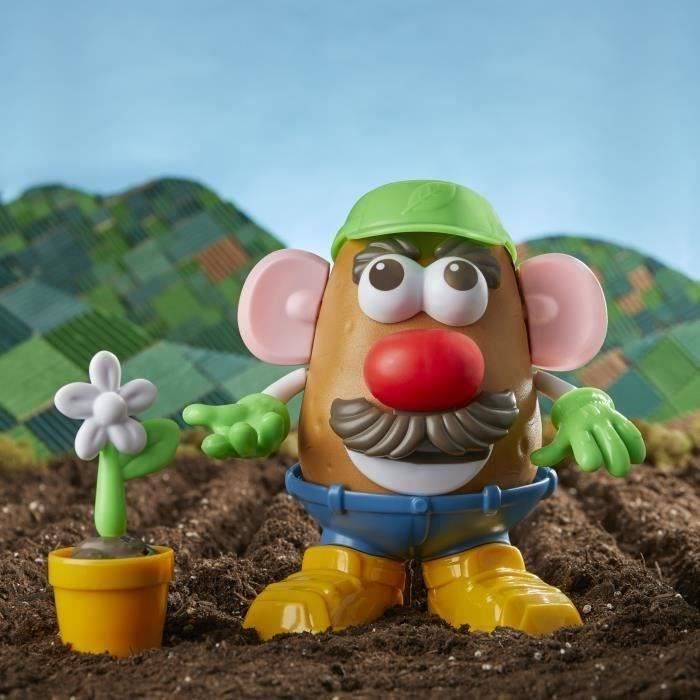 Mr. Patate Green, 15 pièces en matière plastique d'origine végétale, jouet pour enfants, Potato Head Goes Green, Hasbro