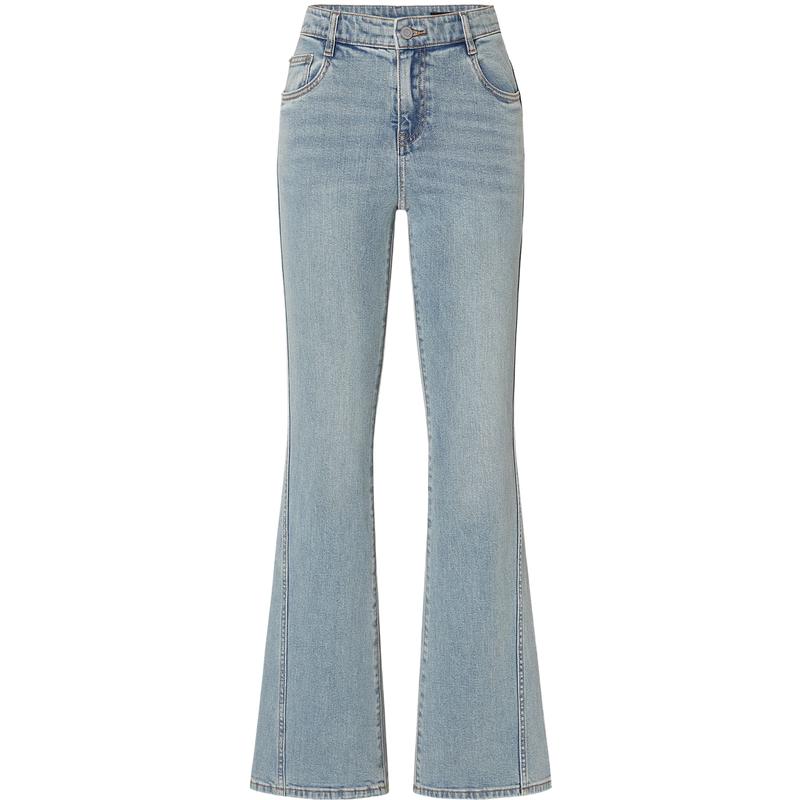 MO&Co. Women s Light Blue Flared Jeans XXS
