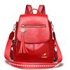 PU Backpack Women's Large Capacity Backpack Multifunctional Shoulder Bag