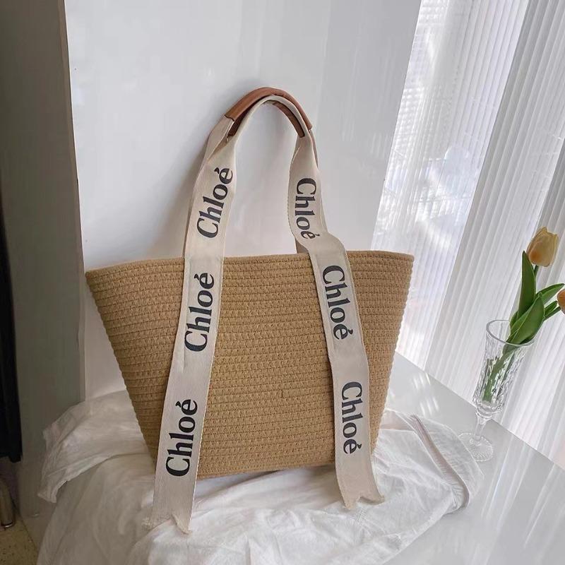 New Woven Bag Shoulder Bag Women's Retro Fashion Women's Bag Handbag Large Capacity Tote Bag