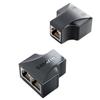Shanze RJ45 Network Splitter: Dual Access, 3-Way Straight-Through Adapter