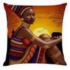 Home Decor Fashion Afro Black Women Girls Sofa Pillowcases Bedroom Living Room Decor Cushion Covers