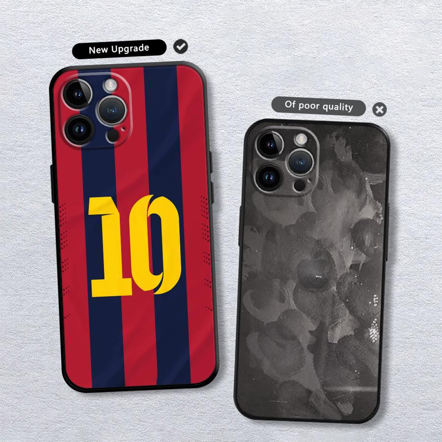 Football Number Funda Phone Cover Phone Case for Apple iPhone 17 Pro Max 17e 13 12 14 15 Pro 7 8 Air 11 XR XS MAX 16