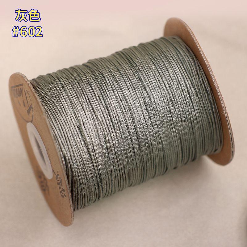 

Encrypted 1mm Jewelry Handmade Braided Red Rope Line Grey