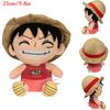 Kawaii One Piece Monkey D Luffy Tony Tony Chopper Soft Plush Toys Roronoa Zoro Karoo Sabo Gum-Gum Fruit Cute Peluche Dolls Gifts