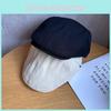 Elegant English Retro Beret With Short Brim And Solid Color Design Outings For
